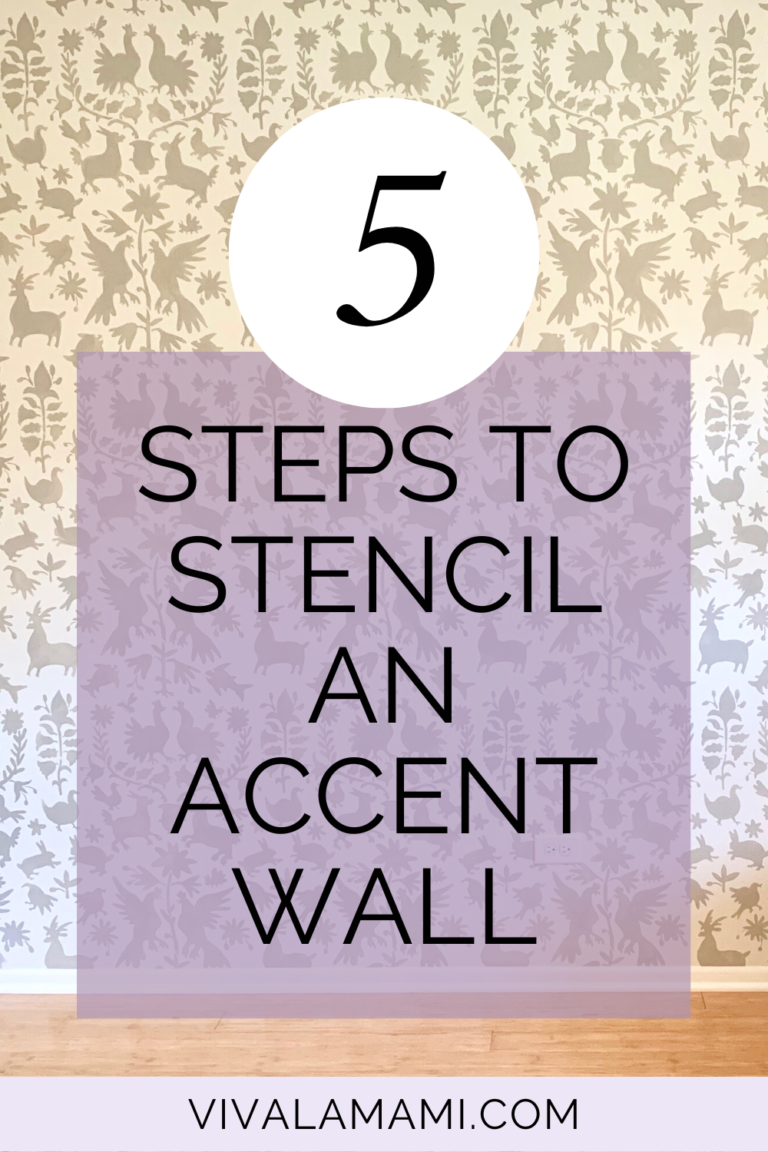 5 Steps to Stencil an Accent Wall